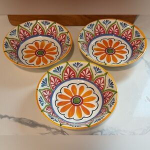 Bed Bath & Beyond Melamine Bowls set and Threshold Melamine Plate